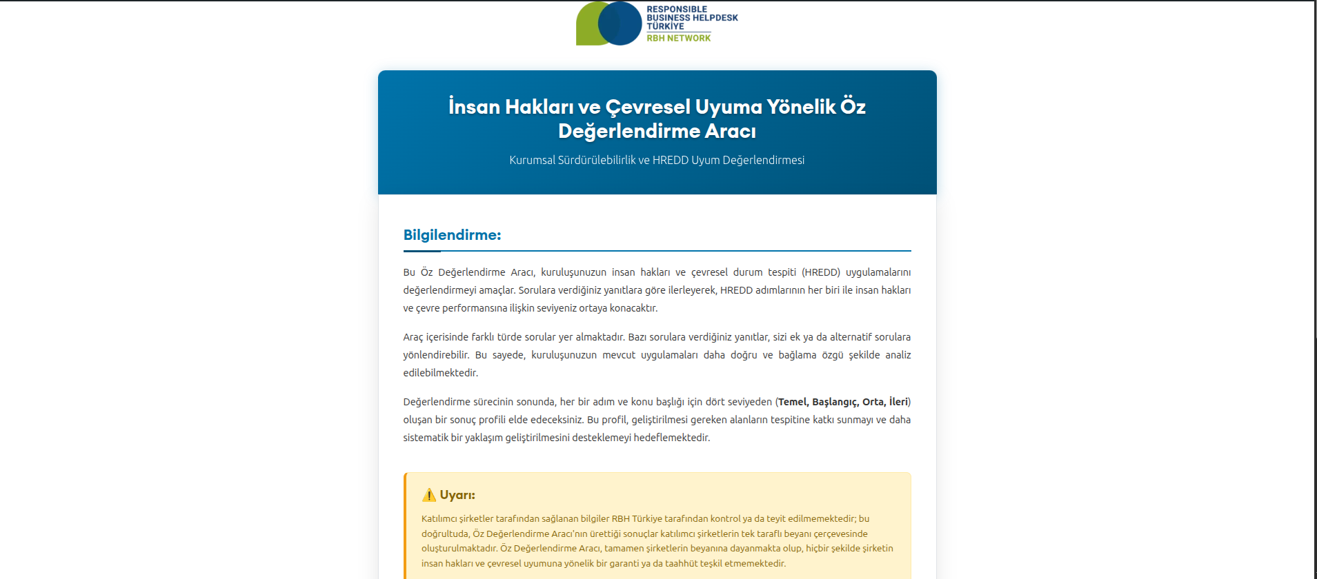 Assessment Toolkit Form Sistemi