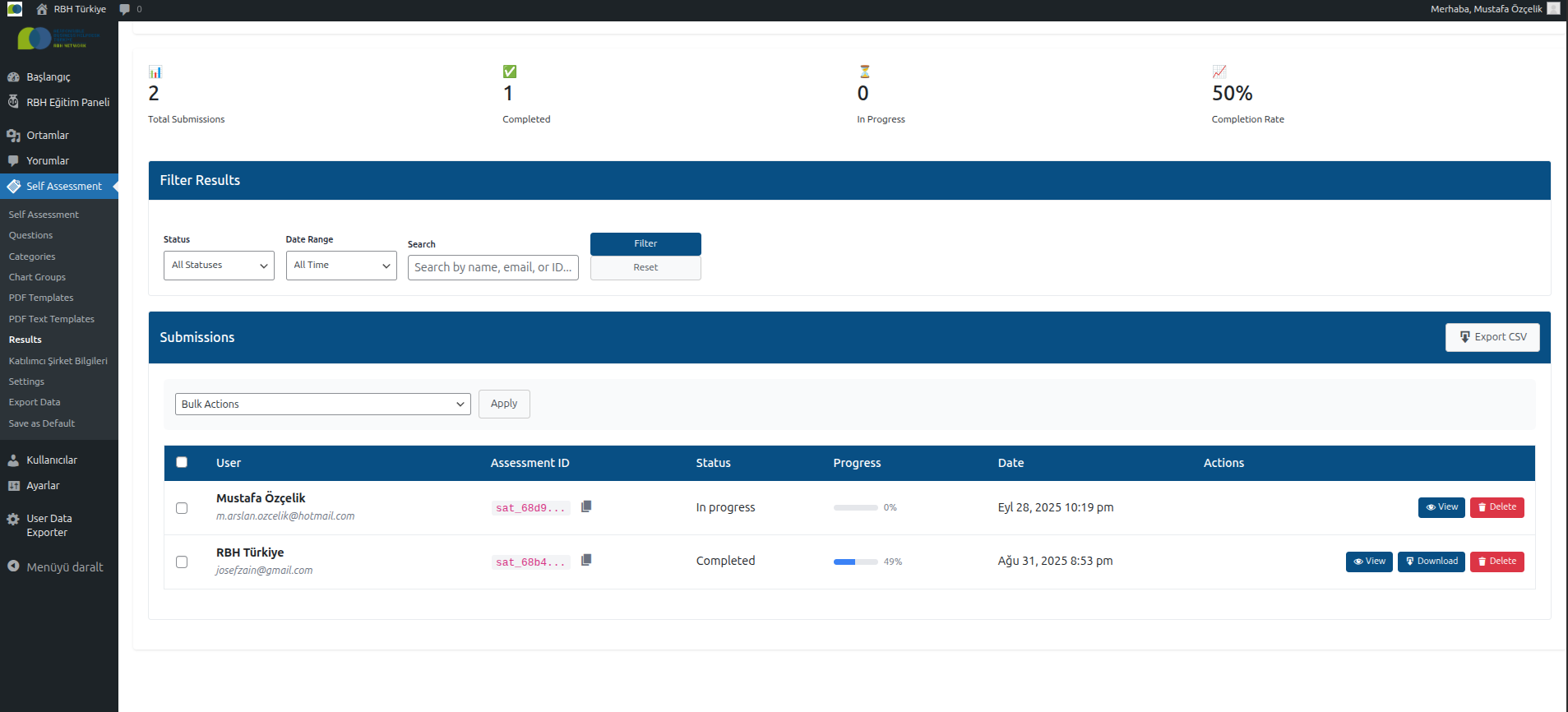 Assessment Toolkit Dashboard